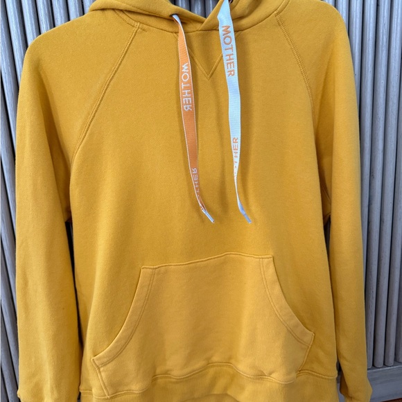 MOTHER Mustard Hoodie women’s M - Picture 1 of 7